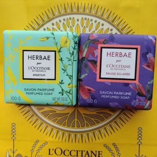 ロクシタン(L'OCCITANE)のロクシタンエルバシリーズバスソープ100g×2個セット(ボディソープ/石鹸)