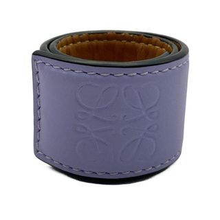 ロエベ(LOEWE)のLOEWE(ロエベ) ブレスレット美品  スラップ ブレスレット スモール 119.19.336 ラベンダー(ブレスレット/バングル)