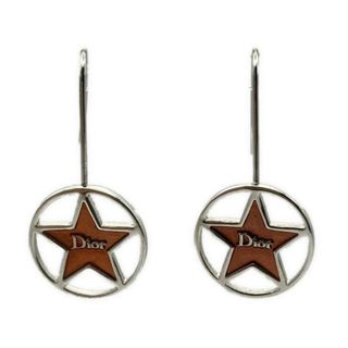 クリスチャンディオール(Christian Dior)のDIOR/ChristianDior(ディオール/クリスチャンディオール) ピアス美品  - シルバー×ブロンド スター(星)(ピアス)
