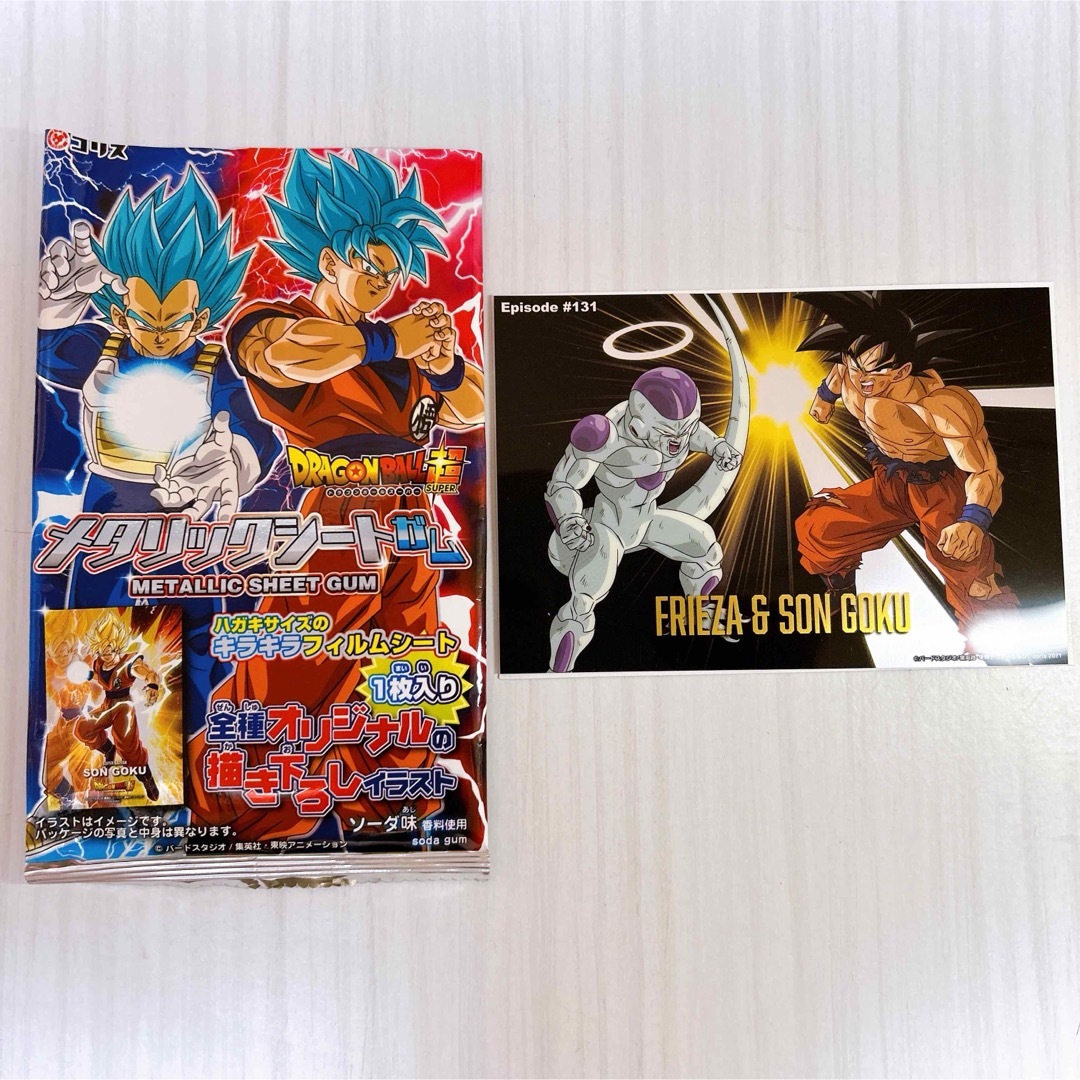 ドラゴンボール(ドラゴンボール)の【フリーザ＆孫悟空】ドラゴンボール超メタリックシート エンタメ/ホビーのアニメグッズ(その他)の商品写真