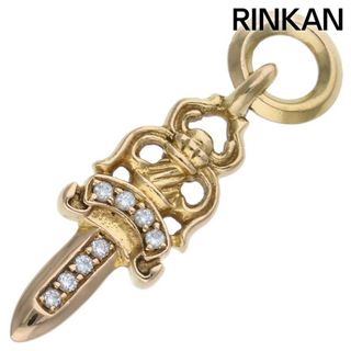 クロムハーツ(Chrome Hearts)のクロムハーツ  22K #5DAGGER P/DMND/#5ダガーチャーム PAVEダイヤ/ゴールドネックレストップ メンズ(ネックレス)