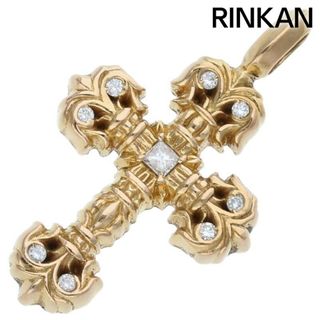 クロムハーツ(Chrome Hearts)のクロムハーツ  22K CHARM FILIGREE TINY P/DMND/タイニーフィリグリー PAVEダイヤ/ゴールドネックレストップ メンズ(ネックレス)