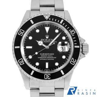 ロレックス(ROLEX)のロレックス サブマリーナ デイト 16610 ブラック U番 メンズ 中古 腕時計(腕時計(アナログ))