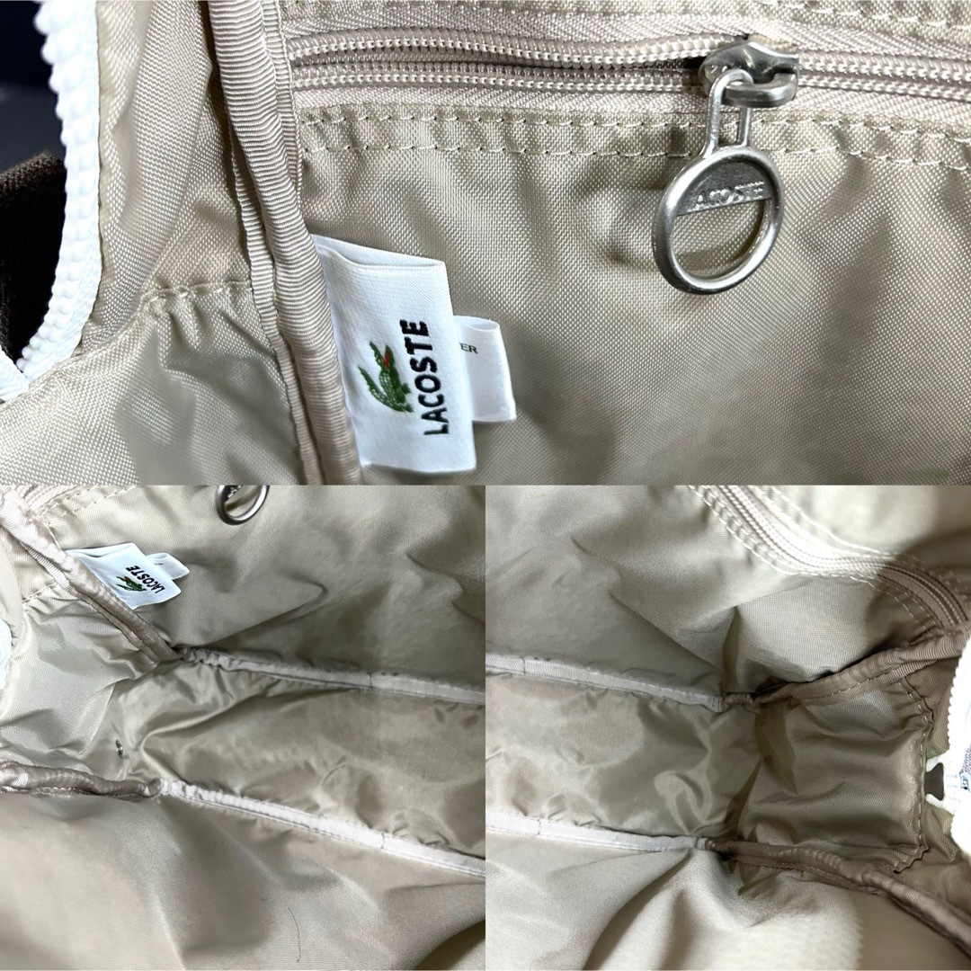 LACOSTE(ラコステ)のLACOSTE ラコステ ショルダーバッグ カメラバッグ スクエア キャンバス メンズのバッグ(ショルダーバッグ)の商品写真