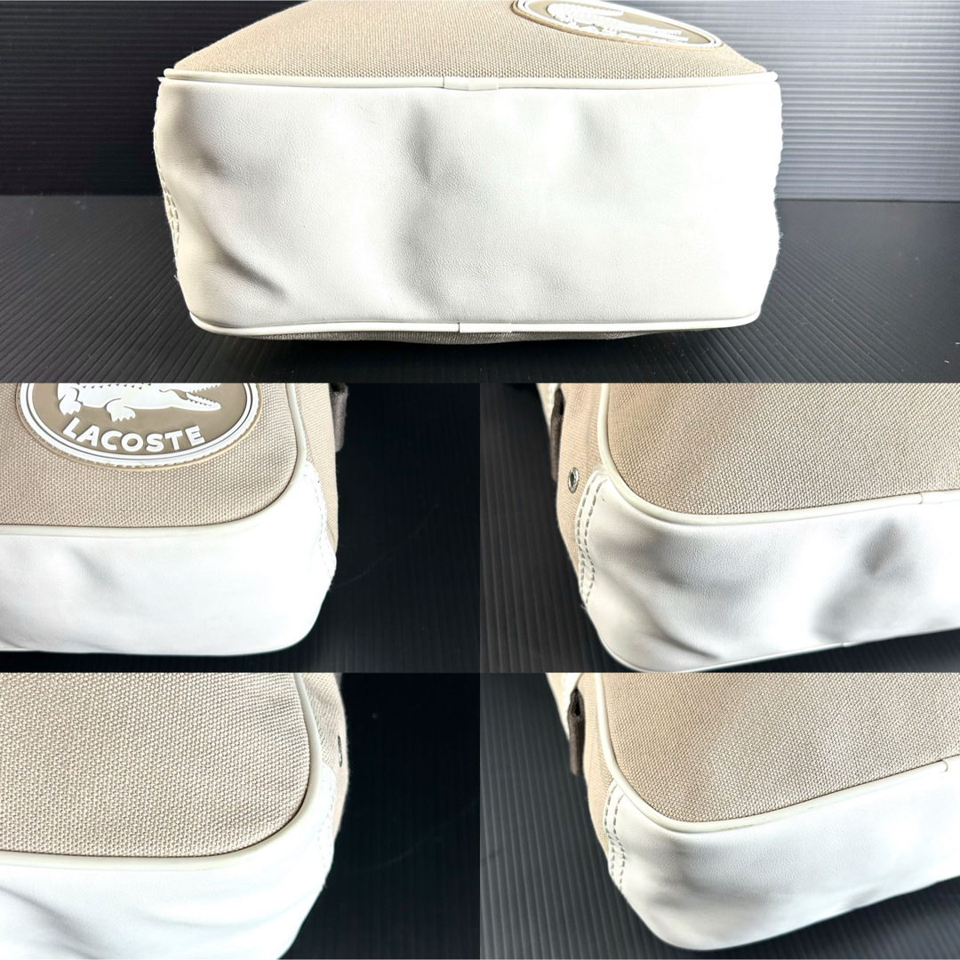 LACOSTE(ラコステ)のLACOSTE ラコステ ショルダーバッグ カメラバッグ スクエア キャンバス メンズのバッグ(ショルダーバッグ)の商品写真