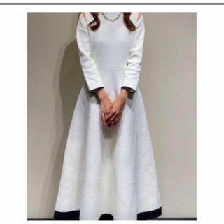 ジャスグリッティー(JUSGLITTY)のジャスグリッティー 完売肩スリット ワンピース黒(ロングワンピース/マキシワンピース)