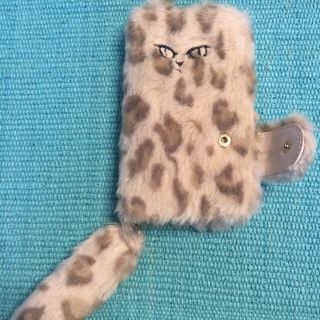 ファーファー(fur fur)のFURFUR モコモコネコのiPhoneケース(iPhoneケース)