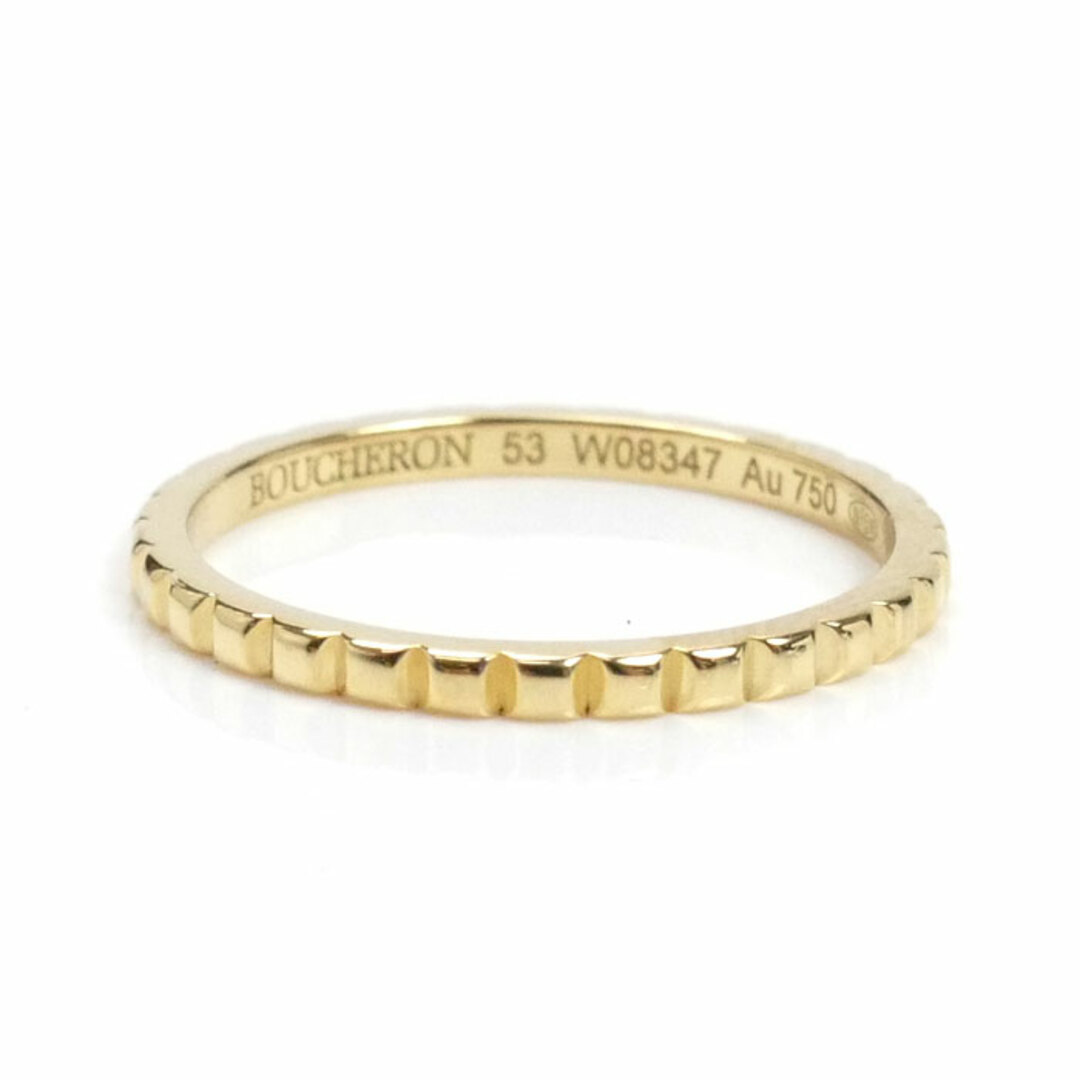 BOUCHERON(ブシュロン)のBoucheron ブシュロン K18YG イエローゴールド クルドパリ スモール  リング・指輪 JAL01165 13号 53 1.8g レディース【中古】【美品】 レディースのアクセサリー(リング(指輪))の商品写真