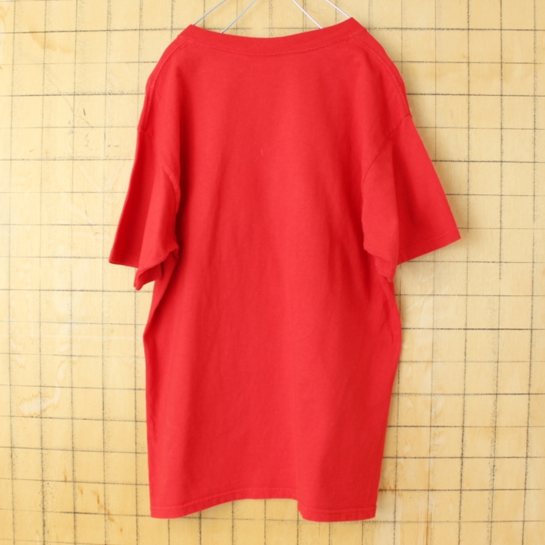 90s00s USA製 DELTA PIOWA Tシャツ レッドM半袖 ss19 メンズのトップス(Tシャツ/カットソー(半袖/袖なし))の商品写真