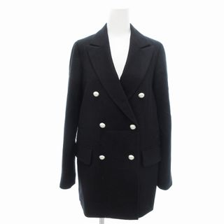 デミルクスビームス(Demi-Luxe BEAMS)のデミルクス ビームス ジャケット ダブル ピークドラペル 34 黒 ブラック(その他)