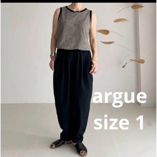 アギュー(ARGUE)の新品☆argue BUFFY VINTAGE PANTS/BLACK(カジュアルパンツ)
