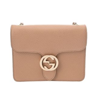 グッチ(GUCCI)の中古 グッチ GUCCI 510304 レディース ショルダーバッグ ベージュ レザー(ショルダーバッグ)