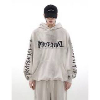 マテリアルガール(MaterialGirl)のMATERIAL フード付きパーカー 上(パーカー)