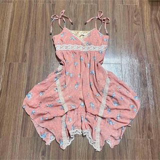 axes femme - axes femme♡花柄キャミワンピース　森ガール　姫　y2k 00s 平成