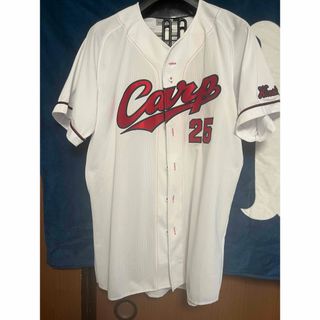 ミズノ(MIZUNO)の広島東洋カープハイクオリティユニフォーム＃25新井貴浩(応援グッズ)