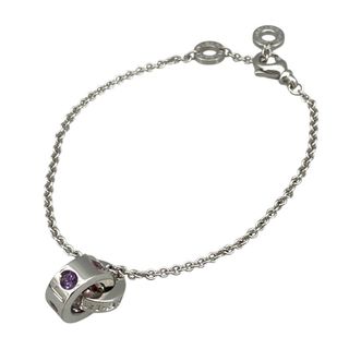 ブルガリ(BVLGARI)の　ブルガリ BVLGARI ローマンソルベブレス ホワイトゴールド 750WG/アメジスト/ピンクトルマリン ジュエリー(ブレスレット/バングル)
