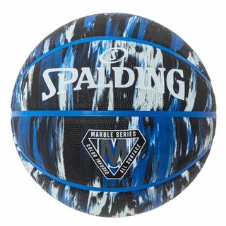【色:ブラック×ブルー】SPALDING(スポルディング) バスケットボール ボ