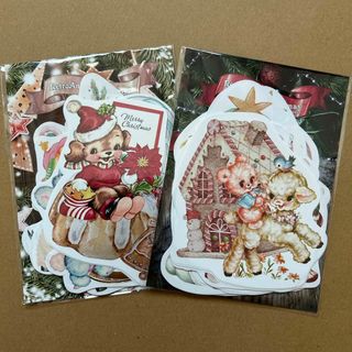 nene様　ダイカットメモ　クリスマス(ノート/メモ帳/ふせん)