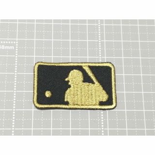 ドジャースアイロンワッペン バッターマンシルエット2024MVP