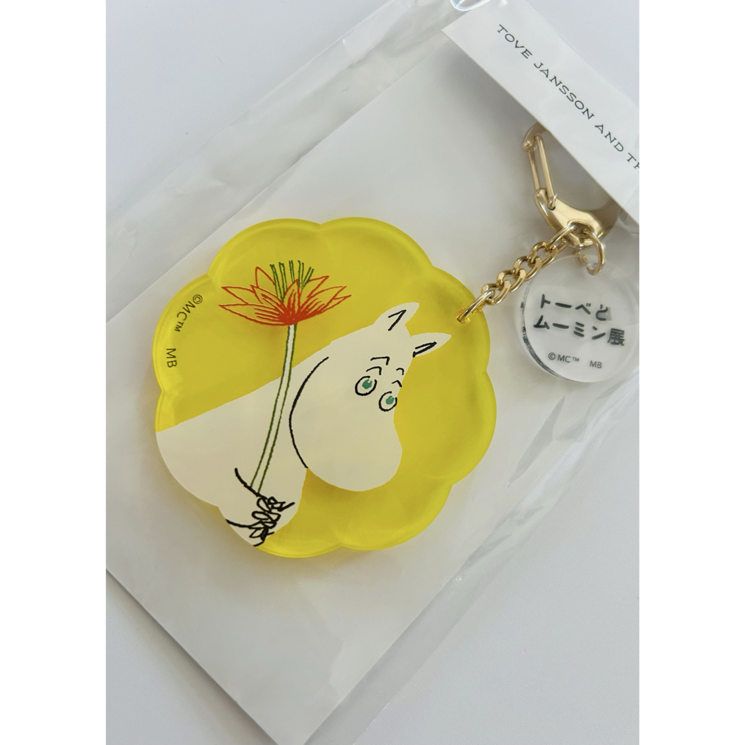 トーベとムーミン展　アクリルキーホルダー　ムーミン　新品 エンタメ/ホビーのおもちゃ/ぬいぐるみ(キャラクターグッズ)の商品写真