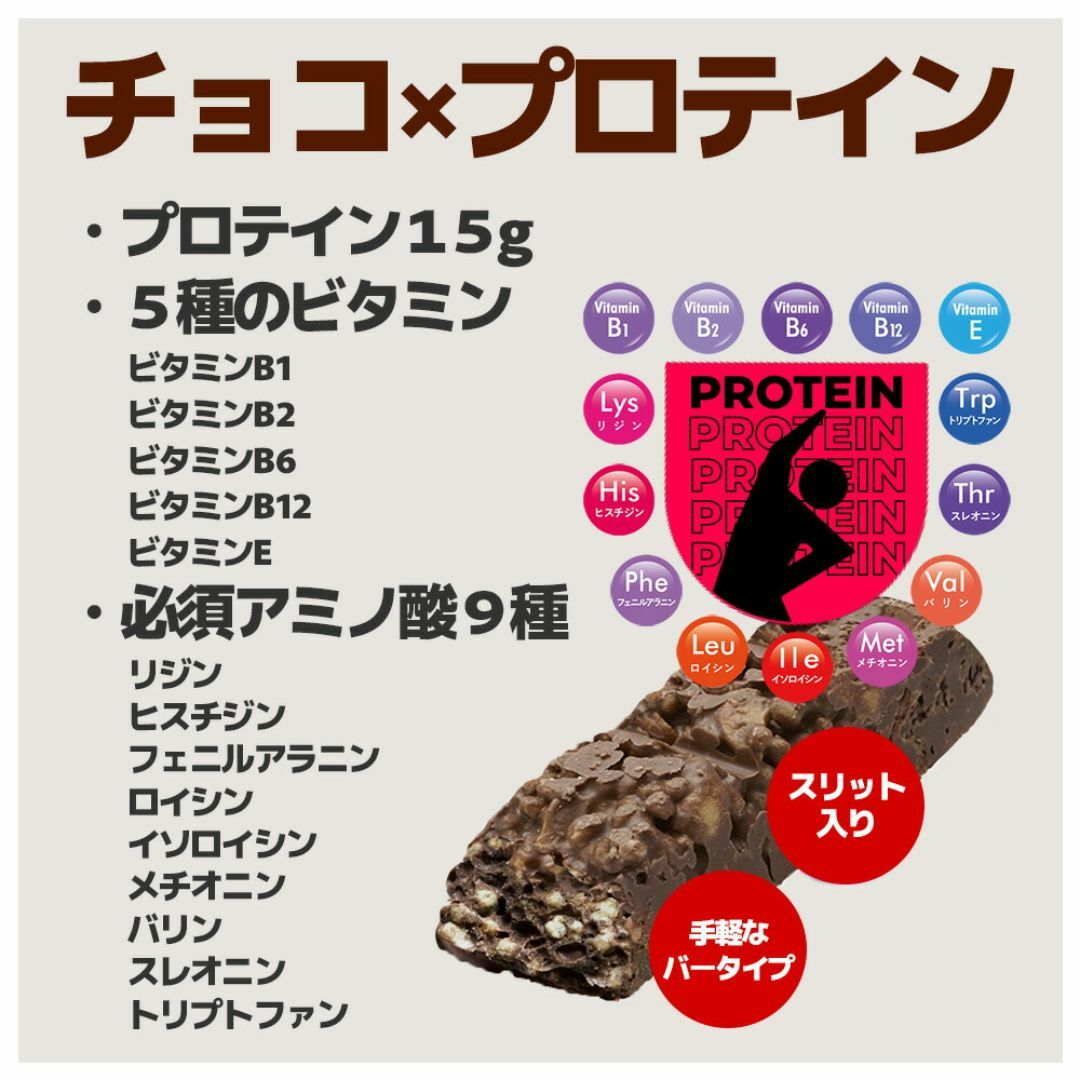 アサヒグループ食品(アサヒグループショクヒン)の【 送料無料 当日翌日出荷 】 アサヒグループ食品 1本満足バー プロテイン チョコ 39g × 72本 セット まとめ買い 大容量 食品/飲料/酒の食品(菓子/デザート)の商品写真