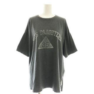 レミレリーフ(REMI RELIEF)のレミレリーフ Rouge vif プリント Tシャツ カットソー F グレー(Tシャツ(半袖/袖なし))