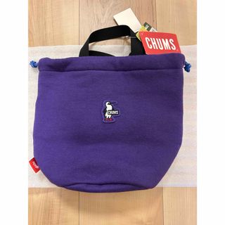 チャムス(CHUMS)のCHUMS リバーシブルミニバッグスウェット 巾着バッグ(ポーチ)