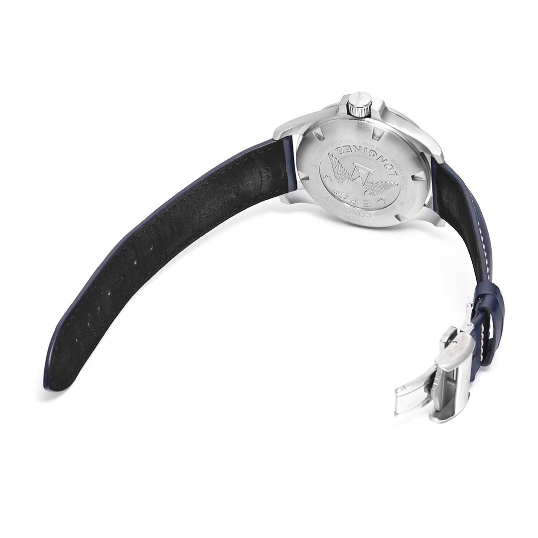LONGINES(ロンジン)の中古 ロンジン LONGINES L3.716.4.96.0 ブルー メンズ 腕時計 メンズの時計(腕時計(アナログ))の商品写真