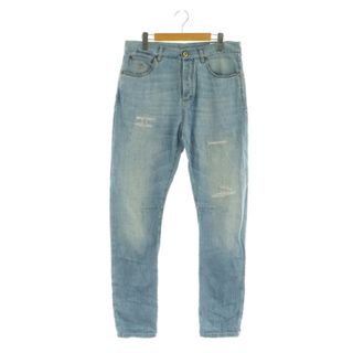 ブルネロクチネリ(BRUNELLO CUCINELLI)のブルネロクチネリ LEISUREFIT 加工デニムパンツ ジーンズ ボタンフライ(デニム/ジーンズ)