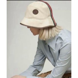 グッチ(GUCCI)のGUCCI💚ྀི🤍ྀིキャンバス フェドラハット(ハット)