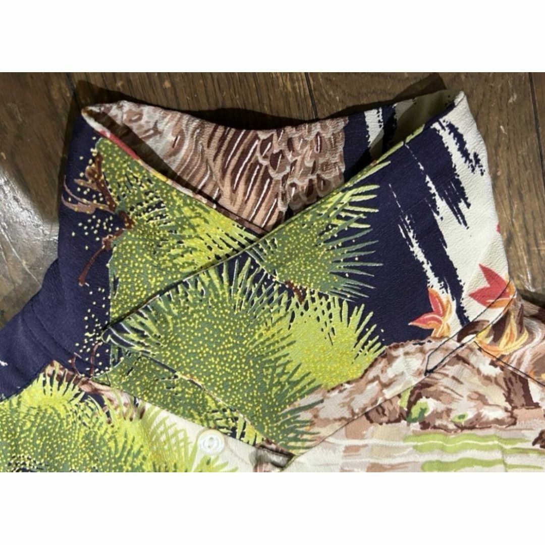 Sun Surf(サンサーフ)の＊東洋 Sun Surf Toyo 松 鷹 和柄 アロハシャツ 開襟 シャツ M メンズのトップス(シャツ)の商品写真