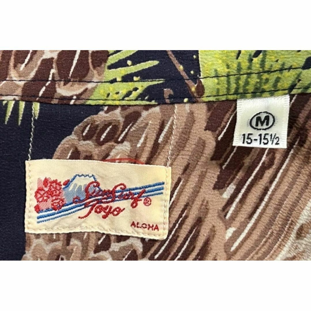 Sun Surf(サンサーフ)の＊東洋 Sun Surf Toyo 松 鷹 和柄 アロハシャツ 開襟 シャツ M メンズのトップス(シャツ)の商品写真