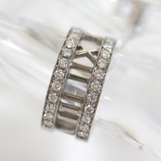 ティファニー(Tiffany & Co.)の【Tiffany&Co.】ティファニー アトラスオープンダイヤモンドリング 750WG 6.8g #14/kr16818kt(リング(指輪))