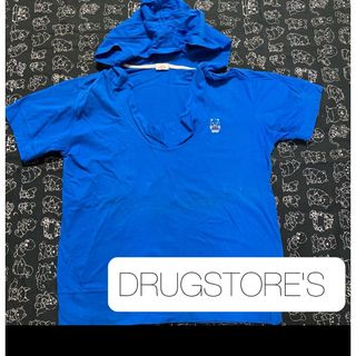 ドラッグストアーズ(drug store's)のDRUGSTORE'S ドラッグストアーズフード付きエンジェルTシャツ サイズ3(Tシャツ(半袖/袖なし))