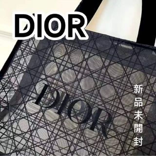 ディオール(Dior)の【新品未開封】DIORディオール メッシュ トートバッグ ノベルティ ブラック(トートバッグ)