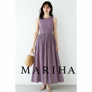 MARIHA 夏のレディのドレス ラベンダー／サイズ34