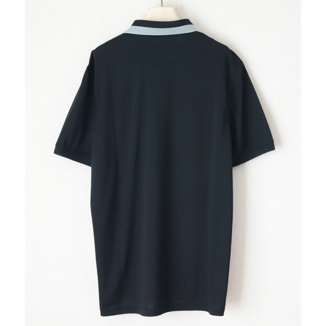 新品タグ付き【イーストサイドゴルフ】フォロースルー ポロシャツ 黒 M(大きめ) メンズのトップス(ポロシャツ)の商品写真