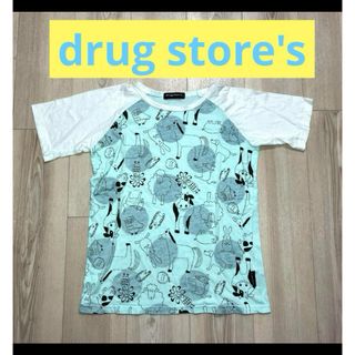 ドラッグストアーズ(drug store's)のdrug store's ドラッグストアーズ　豚動物柄 半袖Tシャツサイズ2(Tシャツ(半袖/袖なし))