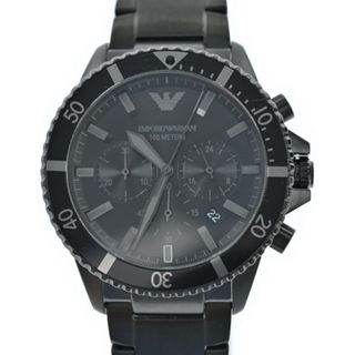 エンポリオアルマーニ(EMPORIO ARMANI)のEMPORIO ARMANI エンポリオアルマーニ 腕時計  黒 【古着】【中古】【送料無料】(その他)