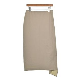 エスカーダ(ESCADA)のESCADA エスカーダ ロング・マキシ丈スカート S ベージュ 【古着】【中古】【送料無料】(ロングスカート)