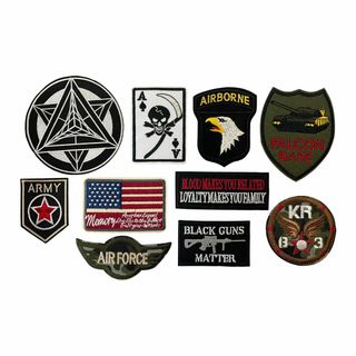 厳選 US アーミー ARMY 軍物 NEWアイロンワッペン 10枚セット