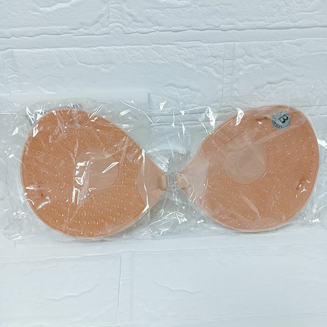 史上最厚 天地創造ブラ 紐付き 蒸れない 水着用 6cm ヌードブラ　Bサイズ レディースの下着/アンダーウェア(ヌーブラ)の商品写真