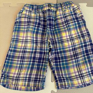 チェックハーフパンツ120センチ