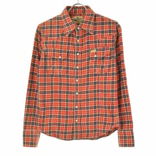 エイケイエム(AKM)の【AKM×WRANGLER】チェックウエスタン長袖シャツ(シャツ)