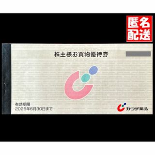 カワチ薬品 株主優待 5000円分(その他)