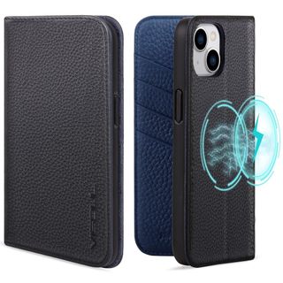 【人気商品】VISOUL iPhone15 Plus 対応 ケース 手帳型 本革