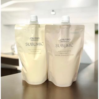 シセイドウプロフェッショナル(資生堂プロフェッショナル)のアクアインテンシブ詰替用 シャンプーa 450mL トリートメントW 450g(シャンプー)
