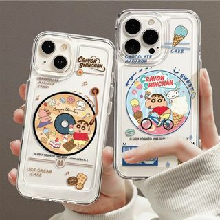 【カバー】クレヨンしんちゃん iPhone16e/16/15/14/13 ケース(その他)