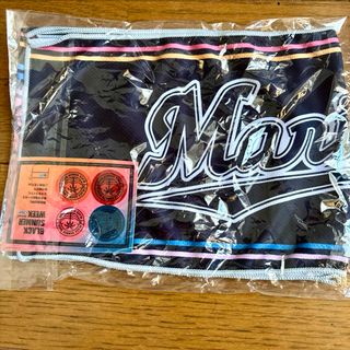 千葉ロッテ　ブラックサマー応援タオル