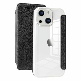 【カバー】JOOBOY スマホケース 対応 iPhone15 手帳型 クリア ケ